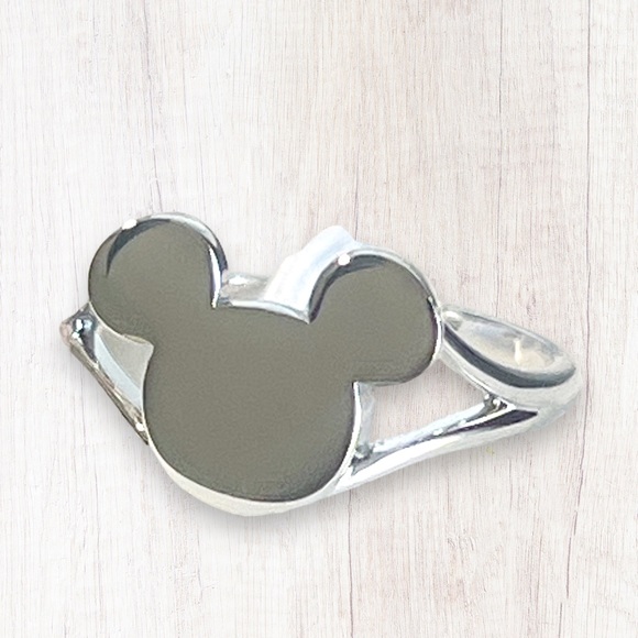 Pura Vida x Disney Mickey Mouse Icon Silver Open Sides Ring - Picture 6 of 14